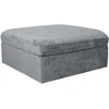 Home4You Ottoman SAMOA 91x91xH46cm, pilkas