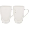 Home4You Dvigubi puodeliai (2 vnt.), po 350 ml, stikliniai, su dviguba sienele