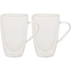 Home4You Dvigubi puodeliai (2 vnt.), po 350 ml, stikliniai, su dviguba sienele