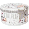 Home4You Puodelis/lėkštė MIA SNOW 180ml dovanų dėžutėje