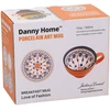 Home4You Puodelis SEREN H7,7cm 355ml, oranžinis/mėlynas