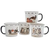Home4You Puodelis „CATS“, D9 x H8 cm, 400 ml, įvairių spalvų