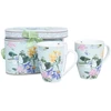 Home4You Puodeliai MIA FLORA H10,5cm 340ml 2vnt dovanų dėžutėje
