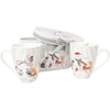 Home4You Puodeliai MIA SNOW H10,5cm 340ml, 2vnt dovanų dėžutėje