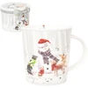 Home4You Puodelis MIA SNOW H9,5cm 320ml dovanų dėžutėje