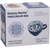Home4You Mėlyna Puodelis SEREN H7,7cm 355ml, mėlynas