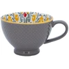 Home4You Puodelis SEREN H7, 7cm 355ml, ruda/geltonas