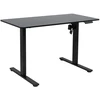 Home4You Stalas ERGO FIT 1 Variklis, 120x68 cm, Juodas