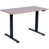 Home4You Elektrinis stalas ERGO FIT 1 variklio, 120x68cm, juodas/ąžuolas