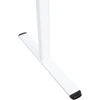 Home4You Stalas ERGO LIGHT su 1 varikliu 120x60x72,5-117,5 cm, baltas