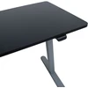 Home4You Reguliuojamo aukščio darbo stalas ERGO LIGHT su 1 varikliu 120x60cm, sidabro pilka/juoda