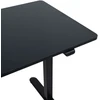 Home4You Reguliuojamo aukščio darbo stalas ERGO LIGHT su 1 varikliu 120x60cm, juodas
