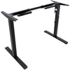 Home4You Rašomasis stalas ERGO OPTIMAL su 1 varikliu, 120x60 cm, Spalva: juoda