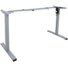 Home4You Rašomasis stalas ERGO OPTIMAL 1 variklis 120x60 cm, Spalva: balta/pilka