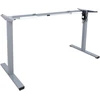Home4You Rašomasis stalas ERGO OPTIMAL su 1 varikliu, 120x60 cm, ąžuolo/pilkos spalvos