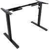 Home4You Rašomasis stalas ERGO OPTIMAL su 1 varikliu, 120x60 cm, Spalva: juoda
