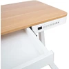 Home4You Reguliuojamo aukščio darbo stalas ERGO su 1 varikliu 120x60xh72-121cm