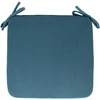 Home4You Chair pad VELVET NEW 39x39xH2,5cm, pilkas mėlynas