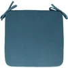 Home4You Mėlyna Chair pad VELVET NEW 39x39xH2,5cm, pilkas mėlynas