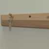 Home4You Sieninė lentyna AALBORG 100x2,3xH8,3cm, ąžuolas
