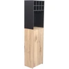Home4You Baro lentyna su stalu HANNES 44x122(30)xH170cm Rustic melaminas