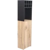 Fotelis Home4You Baro lentyna su stalu HANNES 44x122(30)xH170cm Rustic melaminas