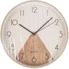 Home4You Sieninis laikrodis WOODY D34cm, medinis trikampis