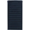 Home4You Šiukšliadėžė GALA 41x41xH86cm/118L, juodas plastikas