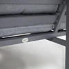 Lauko baldų komplektas Home4You Sodo baldų komplektas ADRIAN stalas ir kampinė sofa, pilkos spalvos