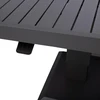 Home4You Lauko baldų komplektas BRISTOL Kampinė sofa ir stalas Pilka