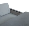 Lauko baldų komplektas Home4You Sodo baldų komplektas DELGADO corner sofa, table and bench