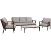 Lauko baldų komplektas Home4You Sodo baldų komplektas DELIA stalas, sofa ir 2 kėdės