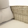Home4You Lauko baldų komplektas EMERALD stalas, sofa, 2 kėdės