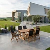 Lauko baldų komplektas Home4You Sodo baldų komplektas FABIOLA stalas ir 6 kėdės