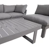 Home4You Lauko baldų komplektas FLUFFY stalas, sofa ir 2 kėdės