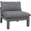Lauko baldų komplektas Home4You Sodo baldų komplektas FLUFFY stalas, sofa ir 2 kėdės