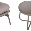 Home4You Lauko baldų komplektas JIVE Stalas ir 2 kėdės Taupe spalva