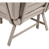 Home4You Lauko baldų komplektas UPLAND Stalas ir kampinė sofa Smėlio