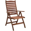Lauko baldų komplektas Home4You Komplektas VENICE, stalas ir 6 kėdės (07090), 180x90xH74cm, medis: šorėjos, apdaila: alyvuota