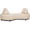 Lauko baldų komplektas Home4You Dvivietė sofa „AMANO“, smėlio spalvos