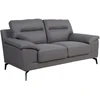 Home4You Sofa ENZO 2-vietė, tamsiai pilka
