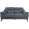Home4You Sofa ENZO 2-vietė, tamsiai pilka