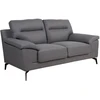 Home4You Sofa ENZO 2-vietė, tamsiai pilka