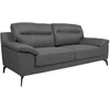 Home4You Sofa ENZO 3-vietė, tamsiai pilka