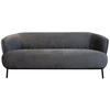Home4You Sofa GEMALA, tamsiai pilka