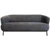 Home4You Sofa GEMALA, tamsiai pilka