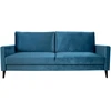 Home4You Sofa lova ANNA su saugojimo dėže, melsvai žalias aksomas