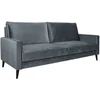 Home4You Sofa-lova ANNA su daiktadėže Pilkas aksomas