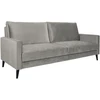 Home4You Sofa-lova ANNA su daiktadėže Smėlio spalvos aksomas