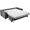 Home4You Sofa-lova KINGSTON 3 vietų 198x96xH76/94cm, tamsiai pilka